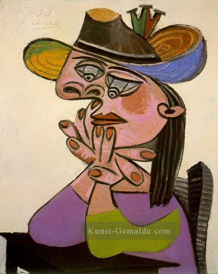Woman accoudee 1938 cubist Pablo Picasso Ölgemälde